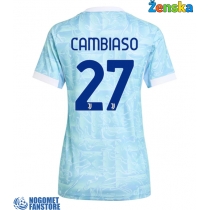 Juventus Andrea Cambiaso #27 Gostujuci Dres za Ženska 2025-26 Kratak Rukav